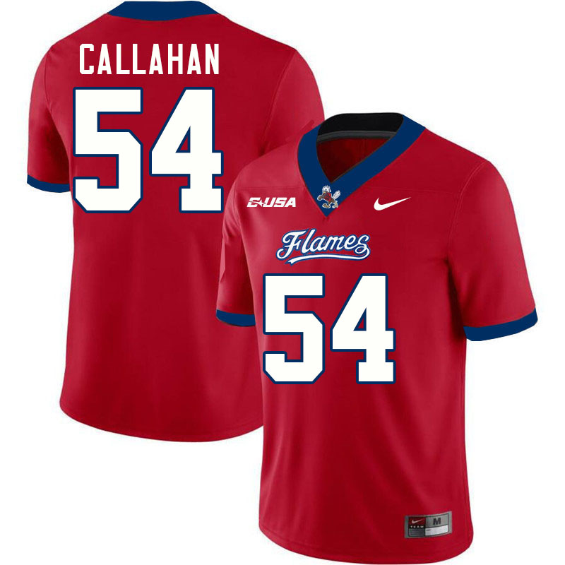 Liberty Flames #54 Caeden Callahan College Football Jerseys Stitched-Red